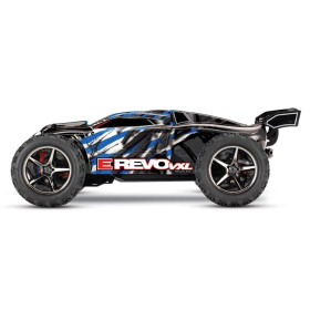 TRAXXAS Auto E-Revo VXL 1/16 Monster Truck + TSM (Niebieski)