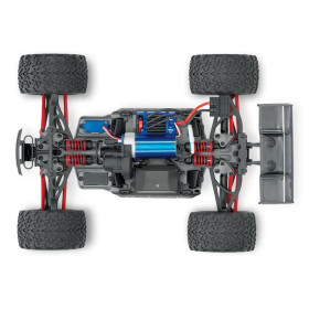 TRAXXAS Auto E-Revo VXL 1/16 Monster Truck + TSM (Niebieski)