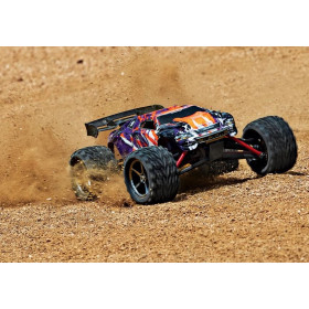 TRAXXAS Auto E-Revo VXL 1/16 Monster Truck + TSM (Fioletowy)