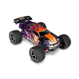 TRAXXAS Auto E-Revo VXL 1/16 Monster Truck + TSM (Fioletowy)