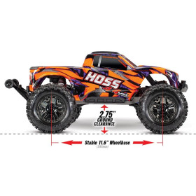 TRAXXAS Auto Hoss 4X4 VXL Monster Truck (Orange)
