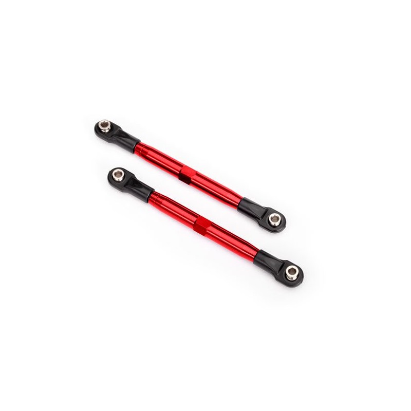 TRAXXAS Popychacze ze snapami 87mm - czerwone aluminium