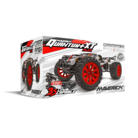 MAVERICK Quantum+ XT Flux 3S 1/10 4WD Stadium Truck (Czerwony)