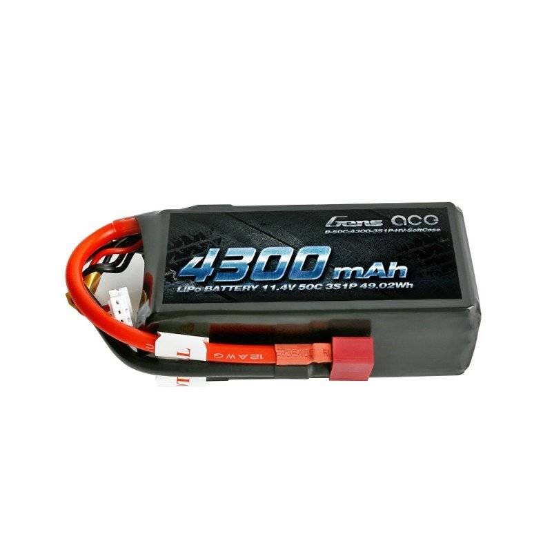 GENS ACE Akumulator LiPo 4300mAh 11.4V 50C 3S1P DEAN