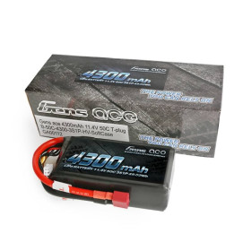 GENS ACE Akumulator LiPo 4300mAh 11.4V 50C 3S1P DEAN