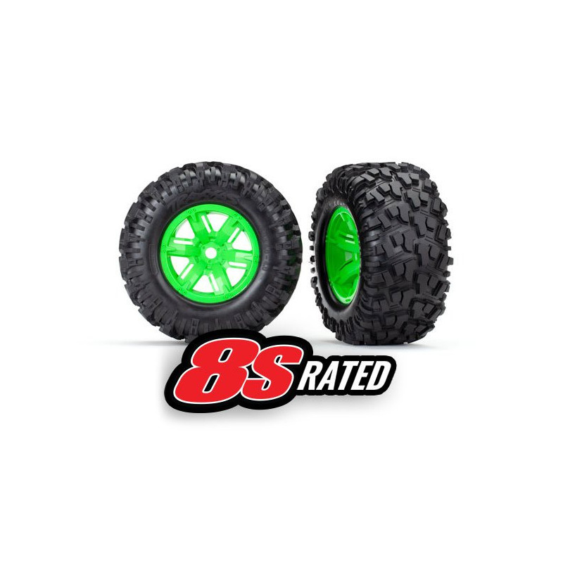 TRAXXAS Koła X-Maxx AT 2szt. (Zielone)