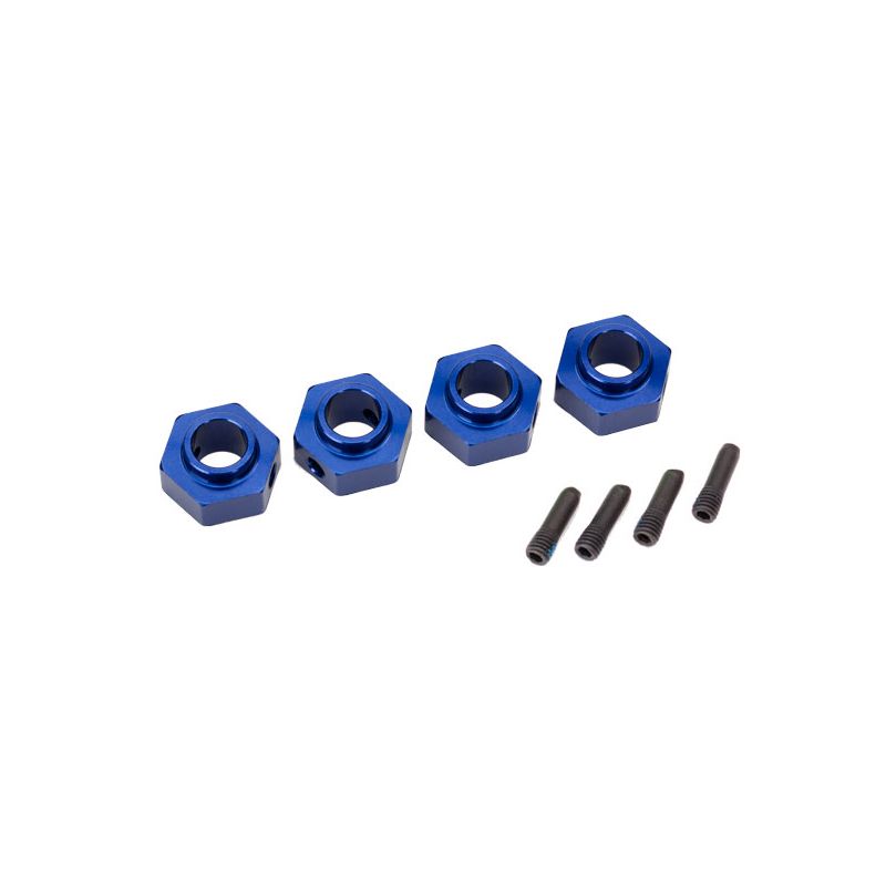 TRAXXAS Mocowanie kół HEX 12mm (niebieskie)