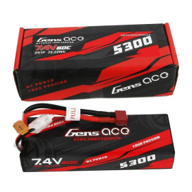 GENS ACE Akumulator LiPo Hardcase 5300mAh 7,4V 60C 2S1P DEAN