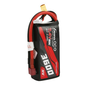 GENS ACE Akumulator LiPo 3600mAh 11.4V 60C 3S1P HV (High Voltage) DEAN