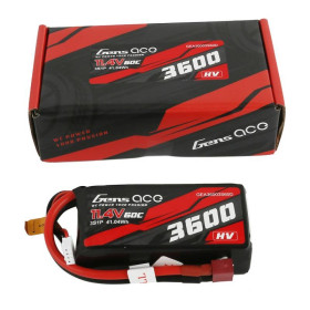 GENS ACE Akumulator LiPo 3600mAh 11.4V 60C 3S1P HV (High Voltage) DEAN