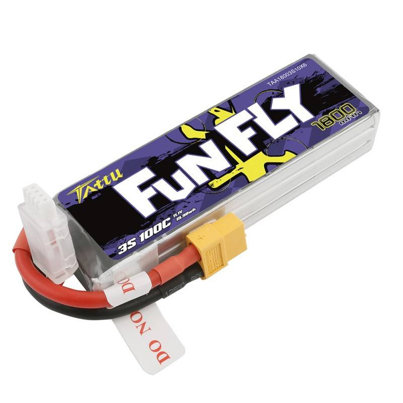 GENS ACE Akumulator LiPo Tattu Funfly 1800mAh 11,1V 100C 3S1P XT60