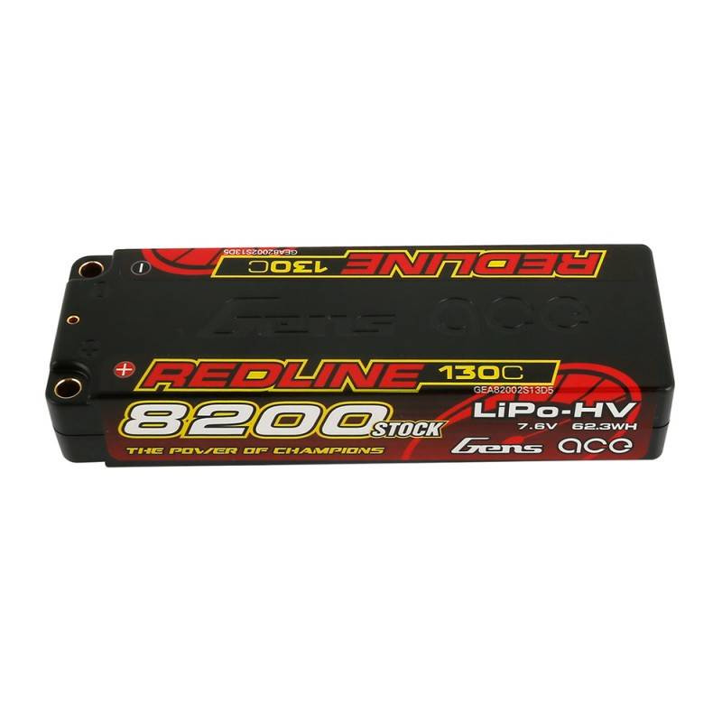 GENS ACE Akumulator LiPo Redline Hardcase 8200mAh 7,6V 130C 2S1P HV (High Voltage)