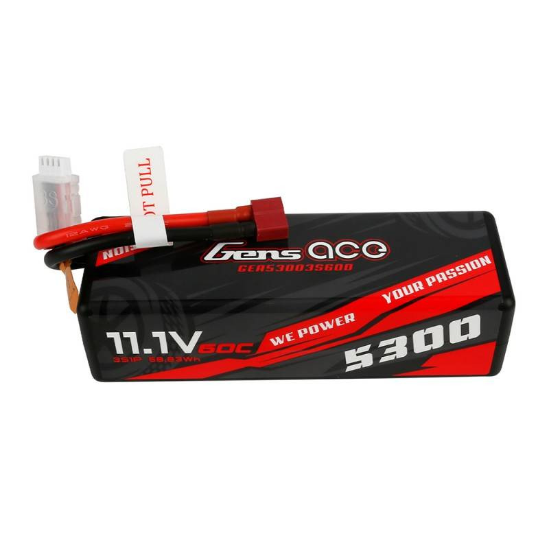 GENS ACE Akumulator LiPo Hardcase 5300mAh 11,1V 60C 3S1P DEAN
