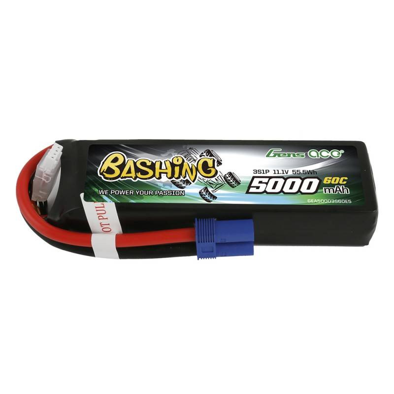 GENS ACE Akumulator LiPo Bashing 5000mAh 11,1V 3S1P 60C EC5