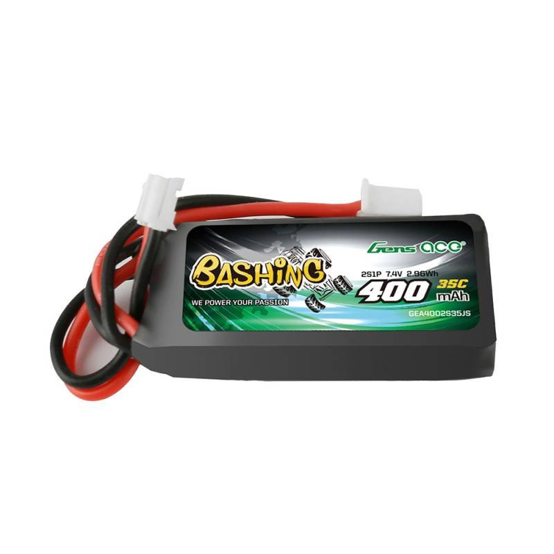GENS ACE Akumulator LiPo Bashing 400mAh 7.4V 35C 2S1P EHR do AXIAL SCX24