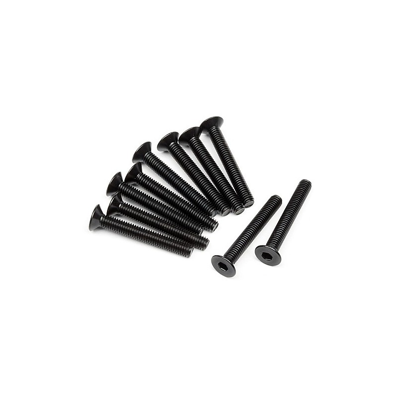 HPI RACING FLAT HEAD SCREW M3x22mm (HEX SOCKET/10pcs)