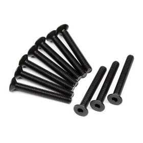 HPI RACING FLAT HEAD SCREW M3x24mm (HEX SOCKET/10pcs)