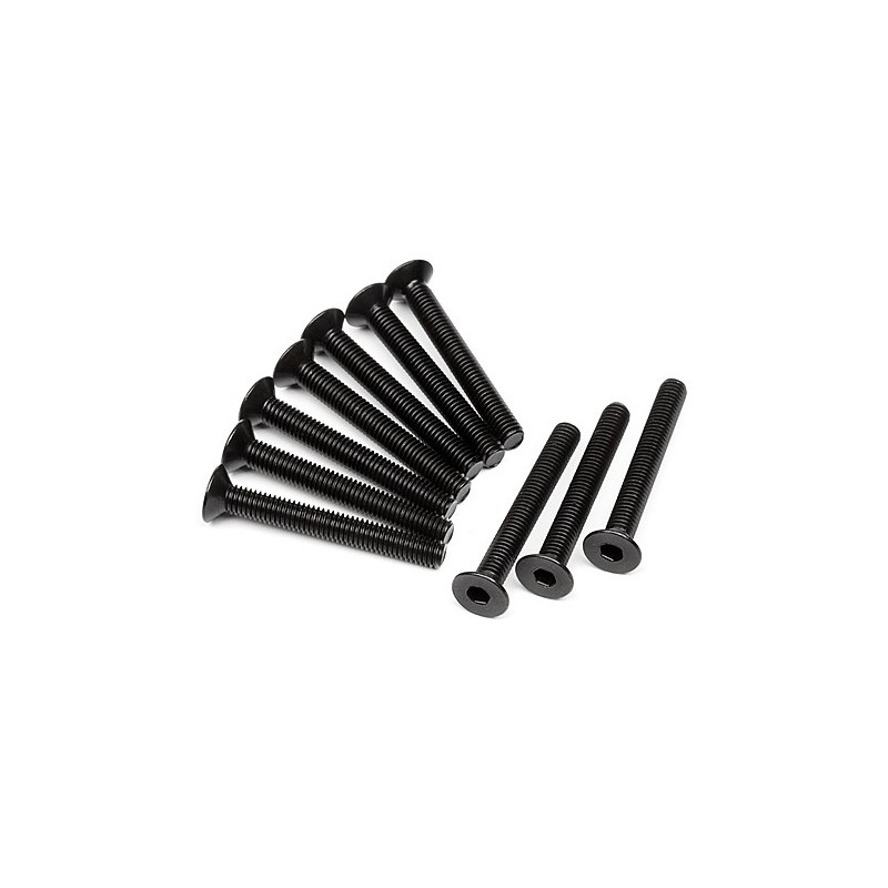 HPI RACING FLAT HEAD SCREW M3x24mm (HEX SOCKET/10pcs)