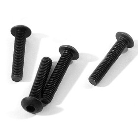 HPI RACING BUTTON HEAD SCREW M3x15mm (HEX SOCKET/4pcs)