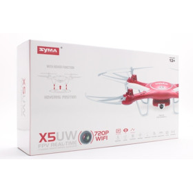 Dron SYMA X5UW - WiFi, Kamera HD, FPV, Barometr (Czerwony)