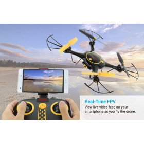 Dron SYMA X5UW - WiFi, Kamera HD, FPV, Barometr (Czarny)