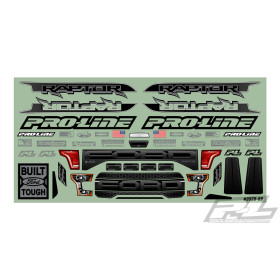 PRO-LINE Karoseria Pre-Cut 2017 Ford F-150 Raptor (Przezroczysta) do TRAXXAS Rustler