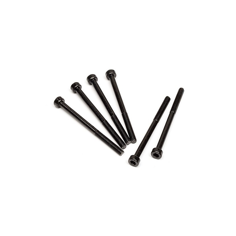 HPI RACING CAP HEAD SCREW M3X42MM (BLACK/6PCS)