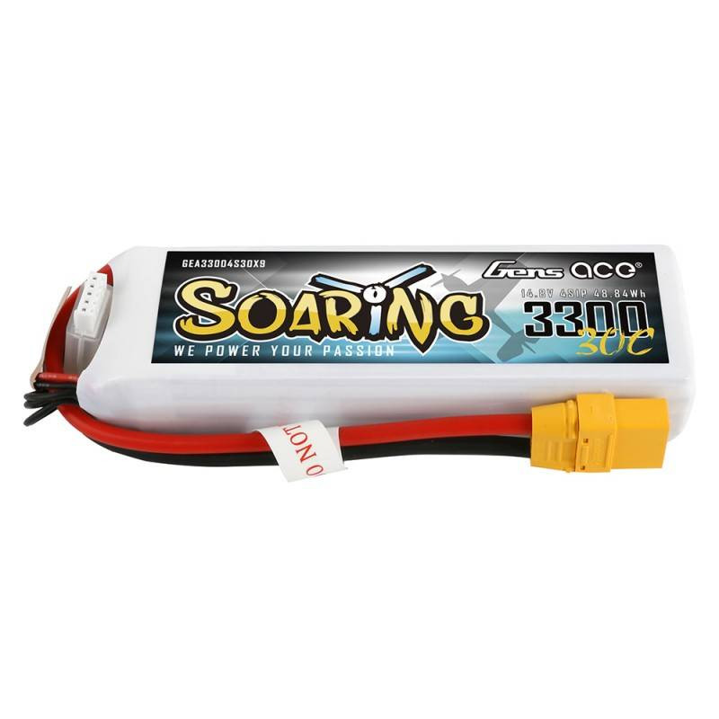 GENS ACE Akumulator LiPo Soaring 3300mAh 14.8V 30C 4S1P XT90