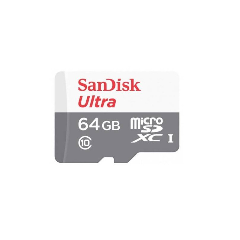 SANDISK Karta pamięci microSDXC 64GB Ultra + Adapter