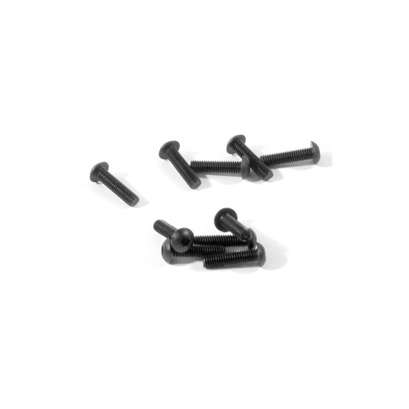 HPI RACING BUTTON HEAD SCREW M3X12MM (HEX SOCKET/10 PCS)