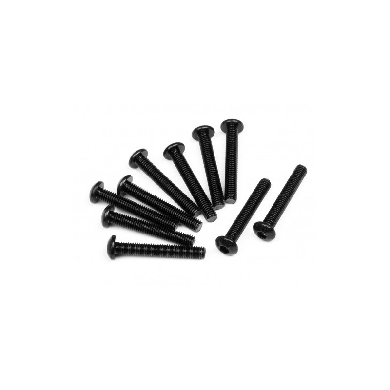 HPI RACING BUTTON HEAD SCREW M3x20mm (10pcs)
