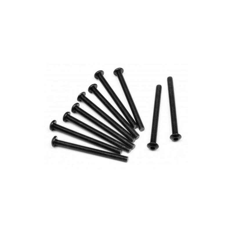 HPI RACING BUTTON HEAD SCREW M3x35mm (HEX SOCKET/10pcs)