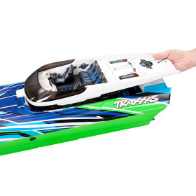 Łódź wyścigowa TRAXXAS DCB M41 Widebody + Stablilizacja TSM + TQ (zielona)