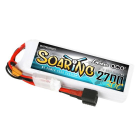 GENS ACE Akumulator LiPo Soaring 2700mAh 11.1V 30C 3S1P EC3/XT60/DEAN