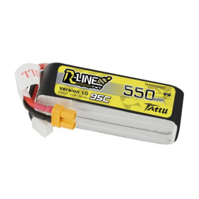 GENS ACE Akumulator LiPo TATTU R-Line 550mAh 14.8V 95C 4S1P XT30