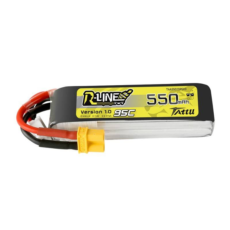 GENS ACE Akumulator LiPo TATTU R-Line 550mAh 7.4V 95C 2S1P XT30