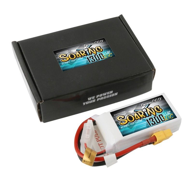 GENS ACE Akumulator LiPo Soaring 1300mAh 11.1V 30C 3S1P XT60
