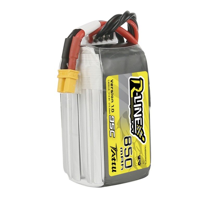 GENS ACE Akumulator LiPo TATTU R-Line 850mAh 14.8V 95C 4S1P XT30