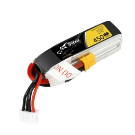 GENS ACE Akumulator LiPo Tattu 450mAh 11,1V 75C 3S1P Long