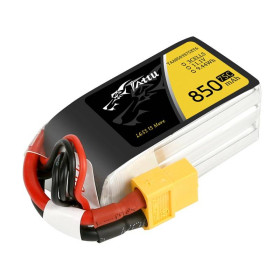 GENS ACE Akumulator LiPo Tattu 850mAh 11.1V 75C 3S1P Konektor XT60