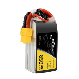 GENS ACE Akumulator LiPo Tattu 850mAh 11.1V 75C 3S1P Konektor XT60