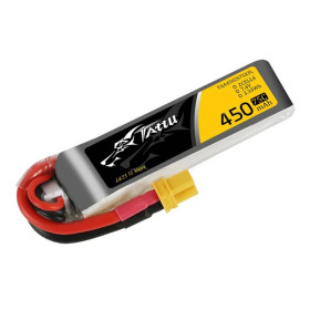 GENS ACE Akumulator LiPo Tattu 450mAh 7.4V 75C 2S1P Long XT30
