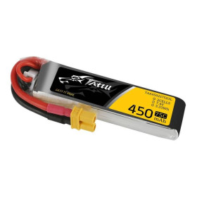 GENS ACE Akumulator LiPo Tattu 450mAh 7.4V 75C 2S1P Long XT30