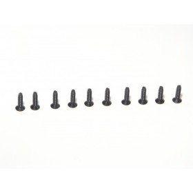 HPI RACING TP. FLAT HEAD SCREW M3 x 12mm BLACK
