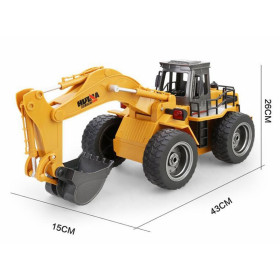 HUINA Koparka 1:18 6CH 2.4GHz RTR