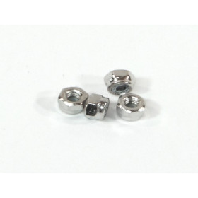 HPI RACING NYLON NUT M2.6 (SILVER/4PCS)