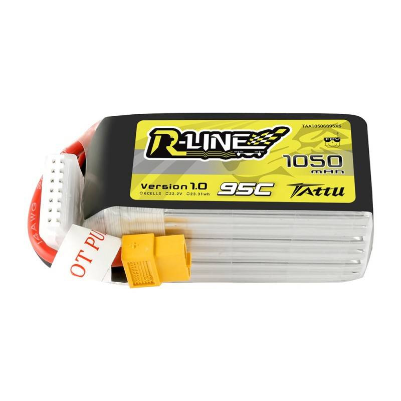 GENS ACE Akumulator LiPo Tattu R-Line 1050mAh 22.2V 95C 6S1P XT60