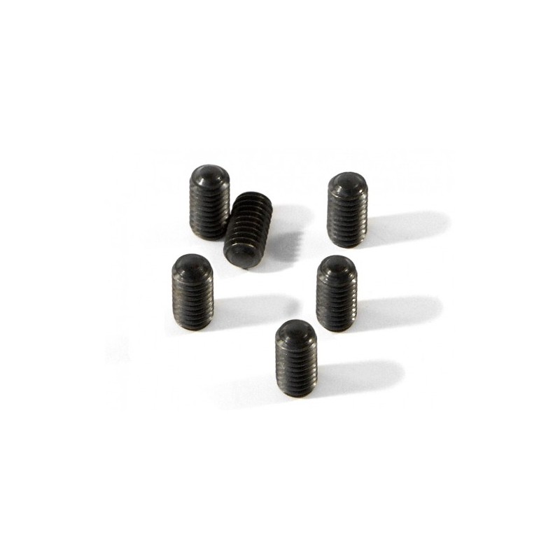HPI RACING SET SCREW M4X8MM (ROUND POINT/6PCS)