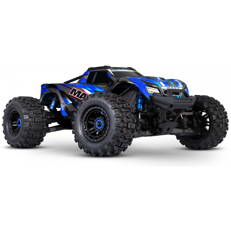 TRAXXAS WideMaxx 4WD VXL 4S 1/10 + TSM (Niebieski)