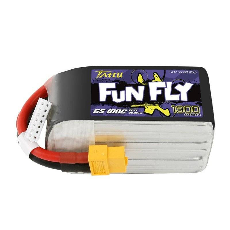 GENS ACE Akumulator LiPo Tattu Funfly 1300mAh 22.2V 100C 6S1P XT60